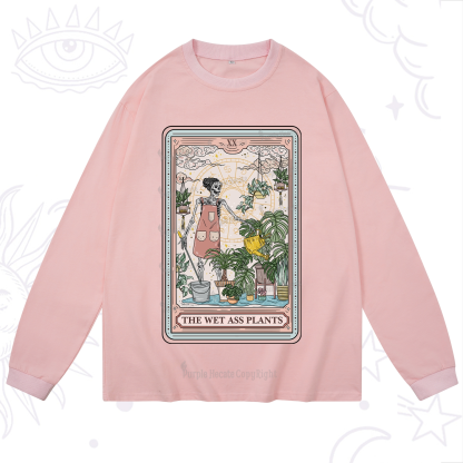 Purplehecate The Wet Ass Plants Tarot Long Sleeve T-Shirt