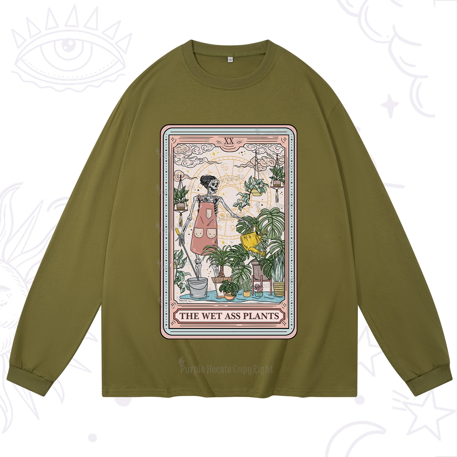 Purplehecate The Wet Ass Plants Tarot Long Sleeve T-Shirt