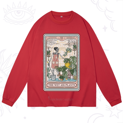 Purplehecate The Wet Ass Plants Tarot Long Sleeve T-Shirt