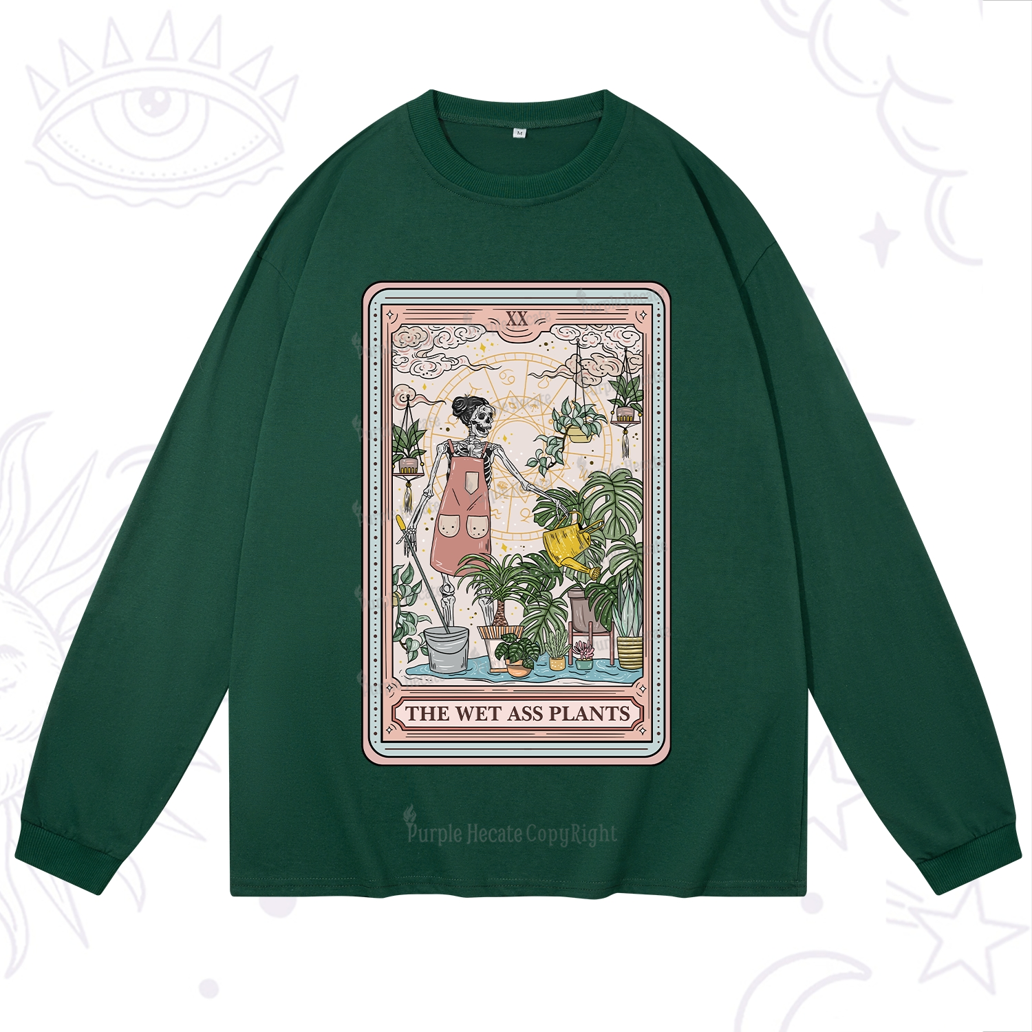 Purplehecate The Wet Ass Plants Tarot Long Sleeve T-Shirt