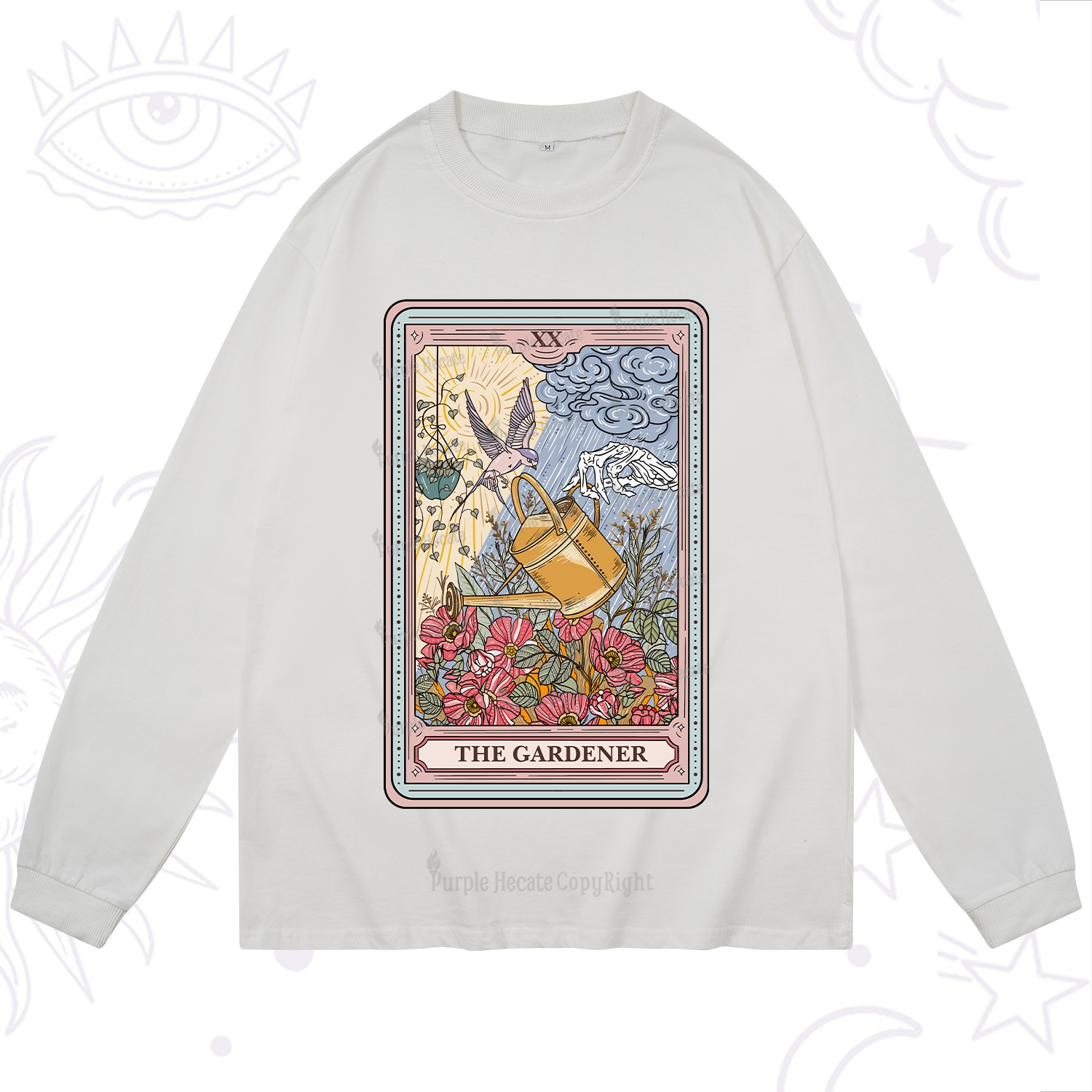 Purplehecate The Gardener Tarot Long Sleeve T-Shirt