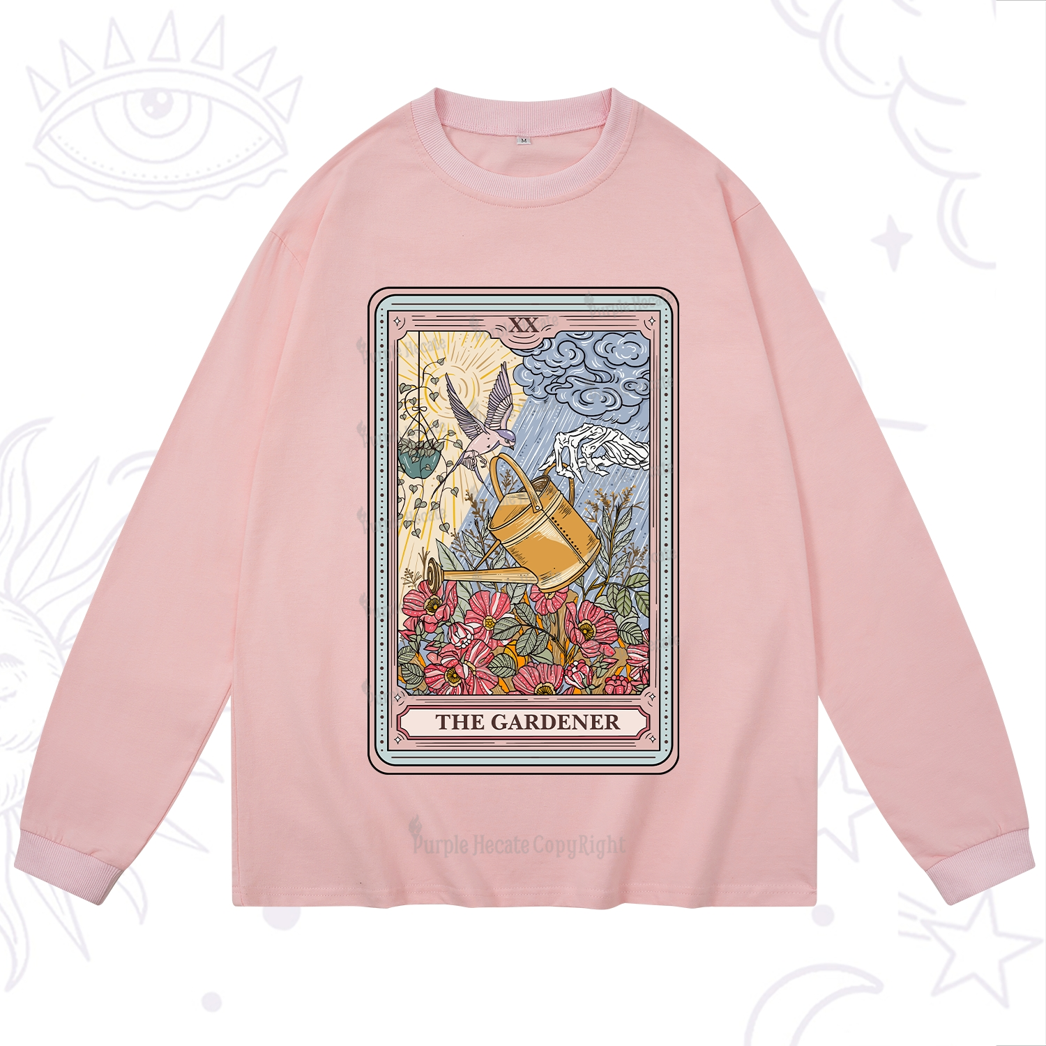 Purplehecate The Gardener Tarot Long Sleeve T-Shirt