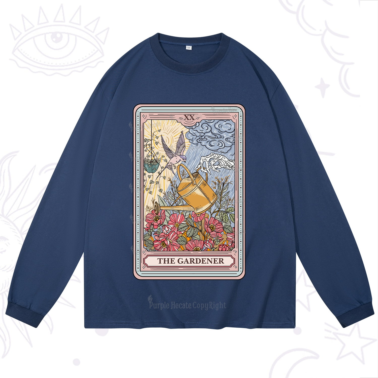 Purplehecate The Gardener Tarot Long Sleeve T-Shirt