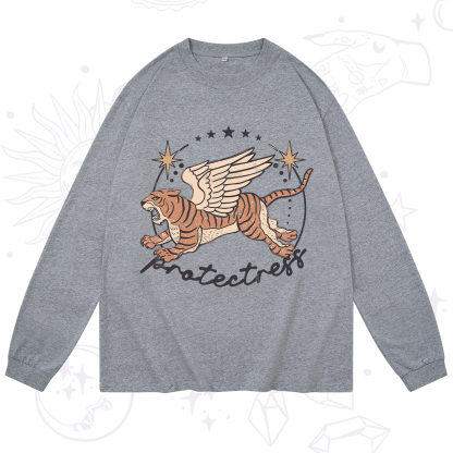 Purplehecate Protectress Long Sleeve T-Shirt