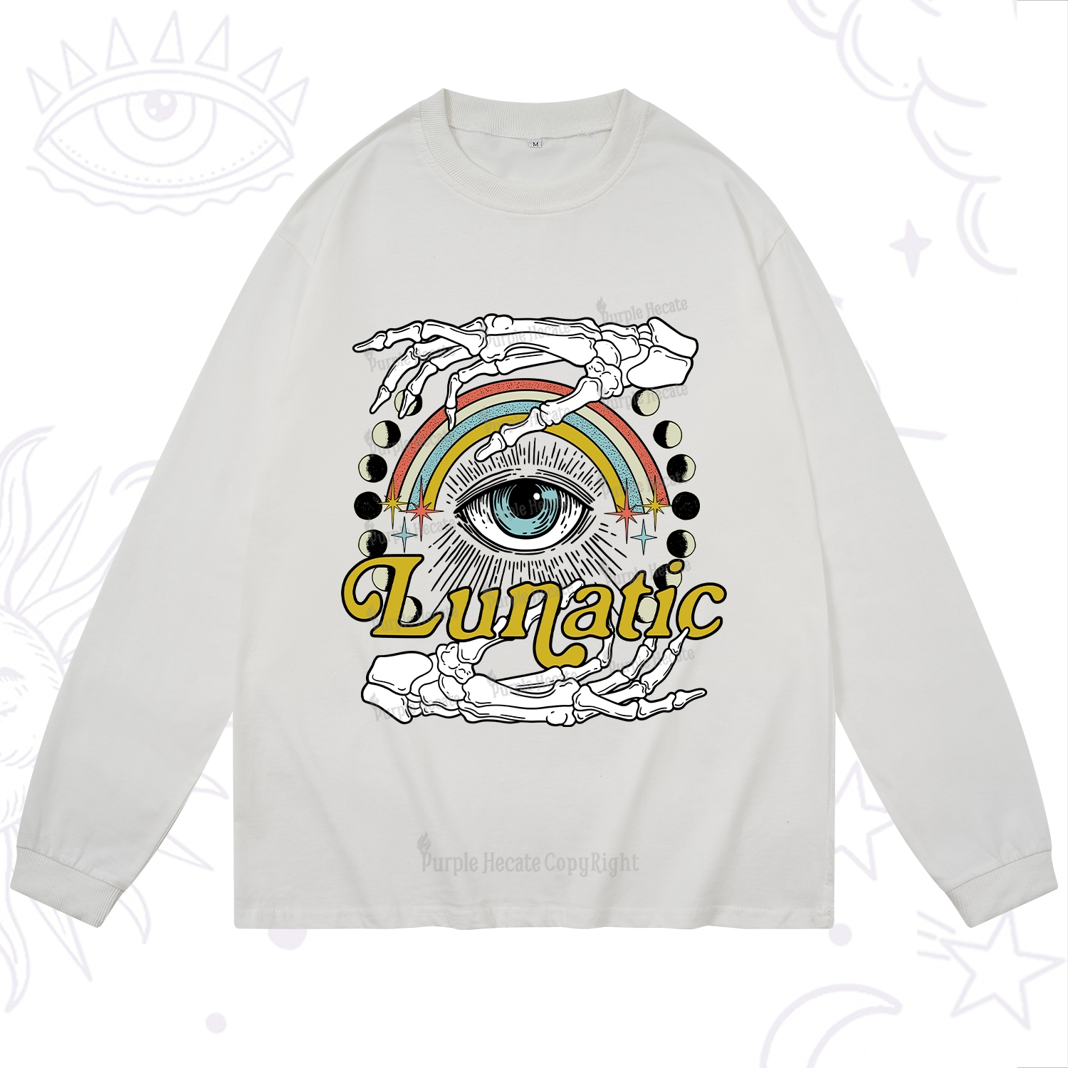 Purplehecate Lunatic Long Sleeve T-Shirt