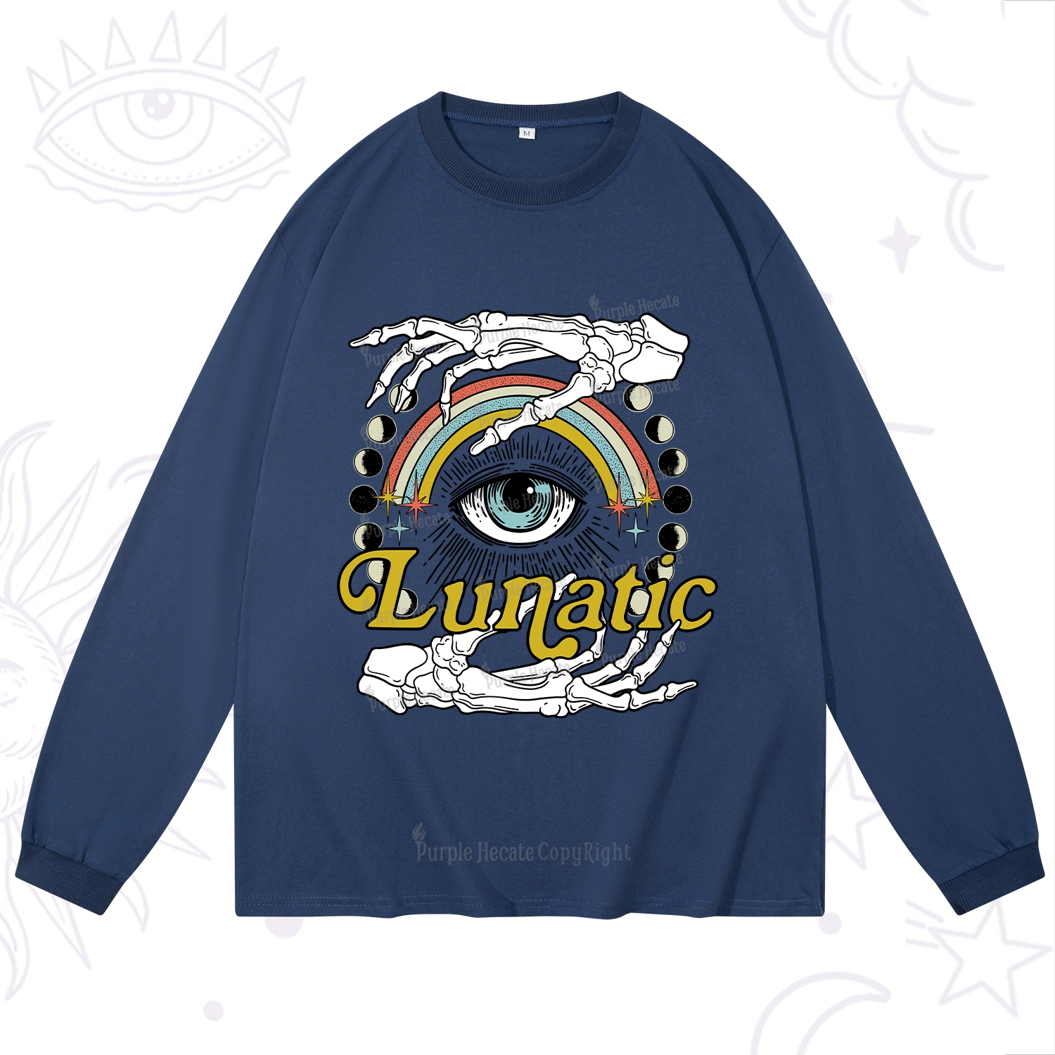 Purplehecate Lunatic Long Sleeve T-Shirt