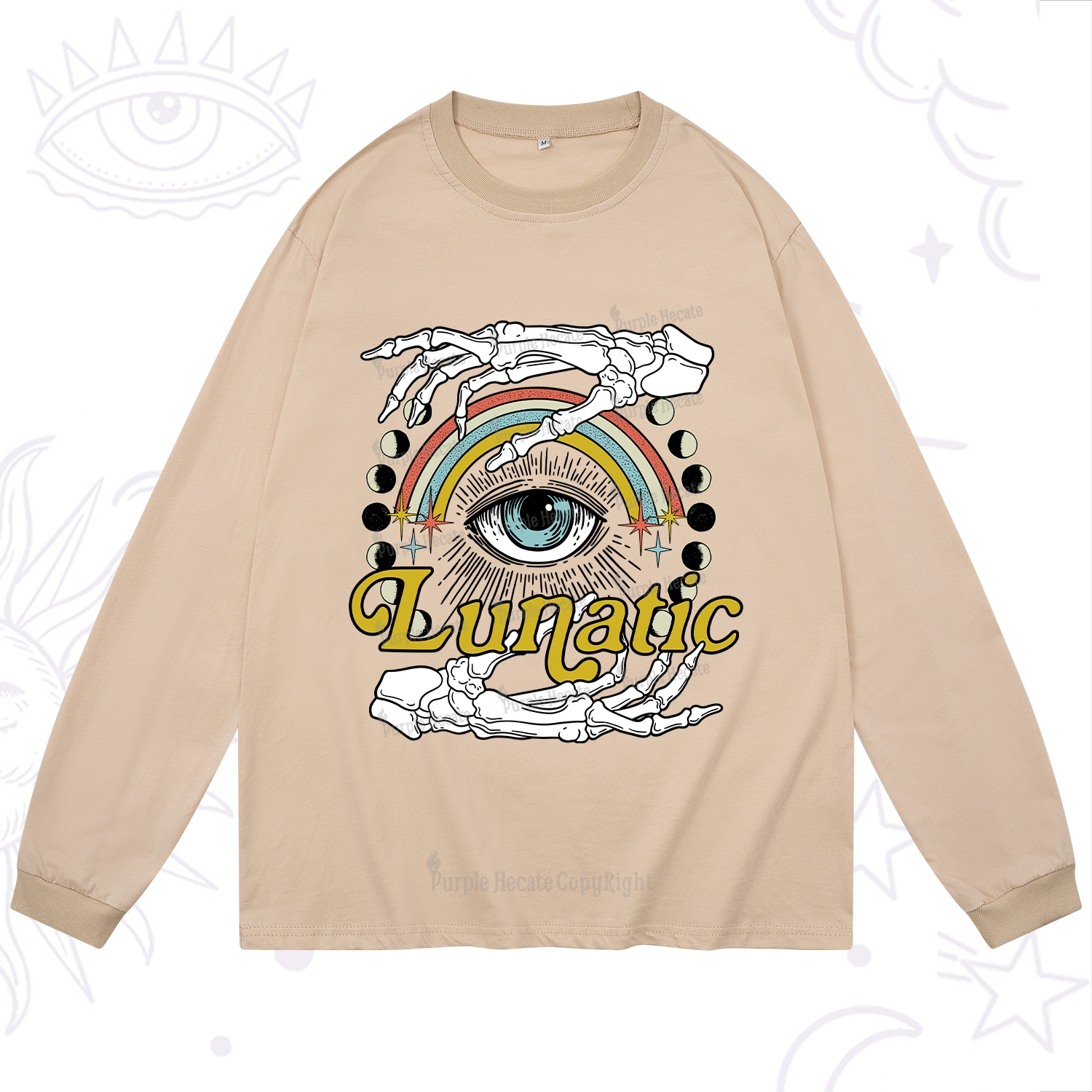 Purplehecate Lunatic Long Sleeve T-Shirt