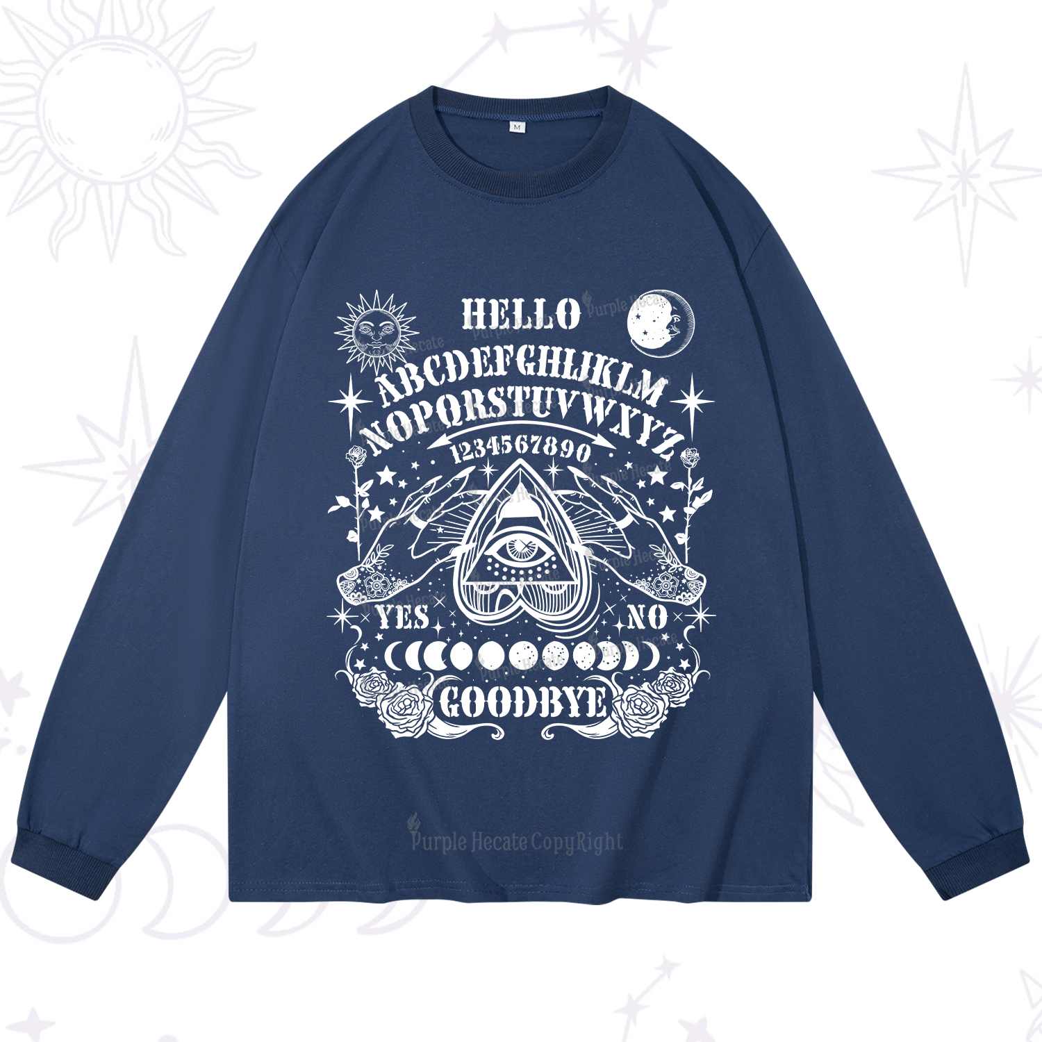 Purplehecate Hello Goodbye Long Sleeve T-Shirt