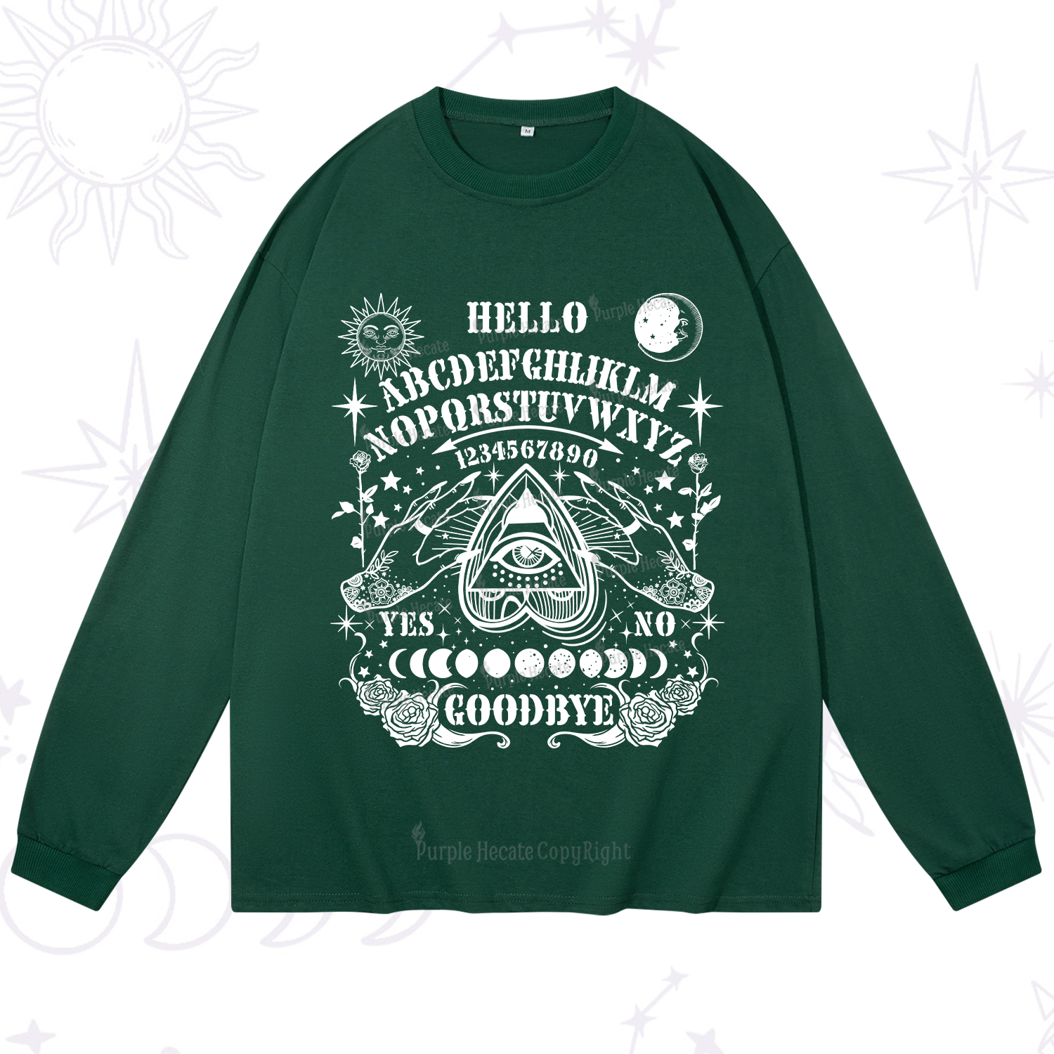 Purplehecate Hello Goodbye Long Sleeve T-Shirt