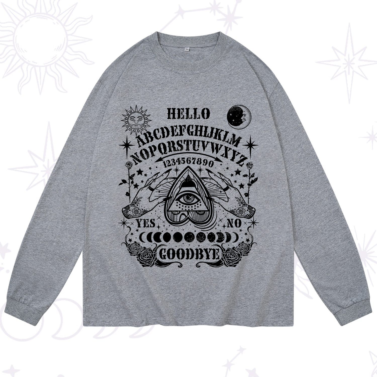 Purplehecate Hello Goodbye Long Sleeve T-Shirt