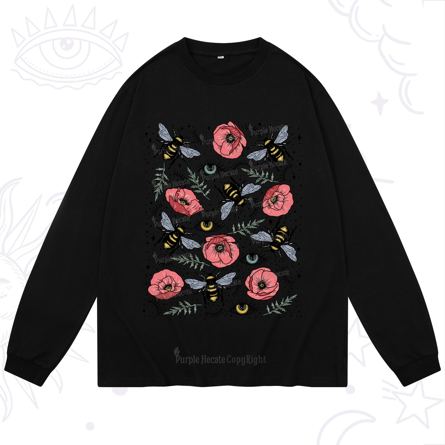 Purplehecate The Bee's Knees Long Sleeve T-Shirt