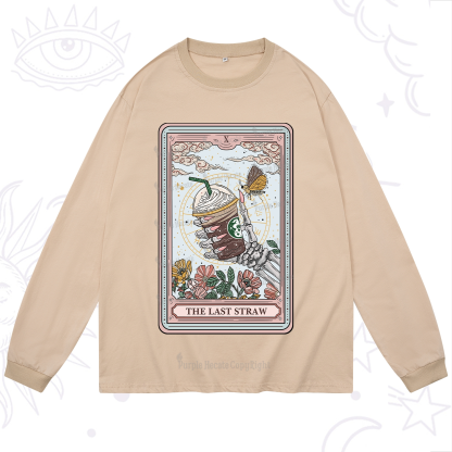 Purplehecate The Last Straw Tarot Long Sleeve T-Shirt