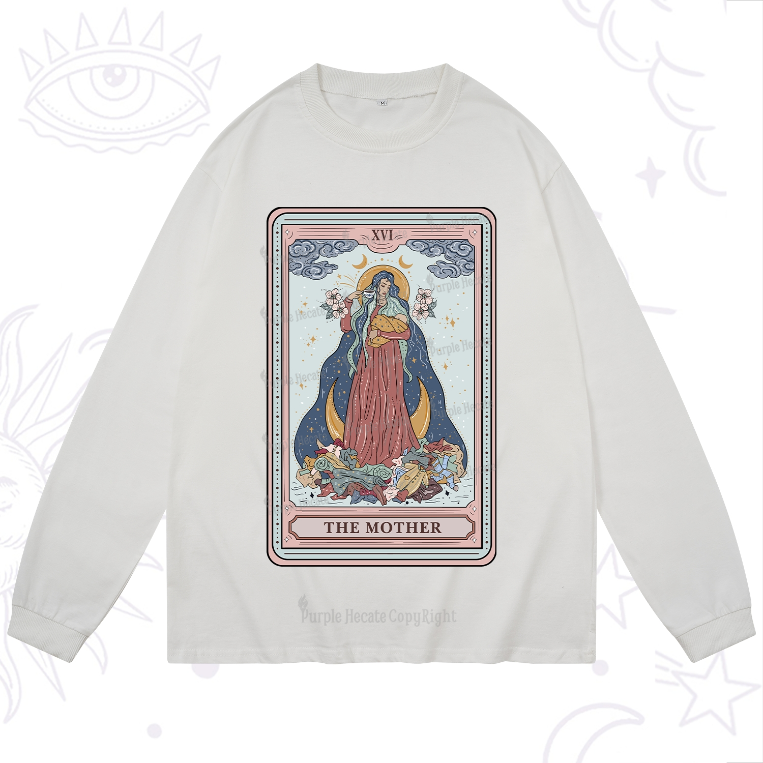 Purplehecate The Mother Tarot Long Sleeve T-Shirt