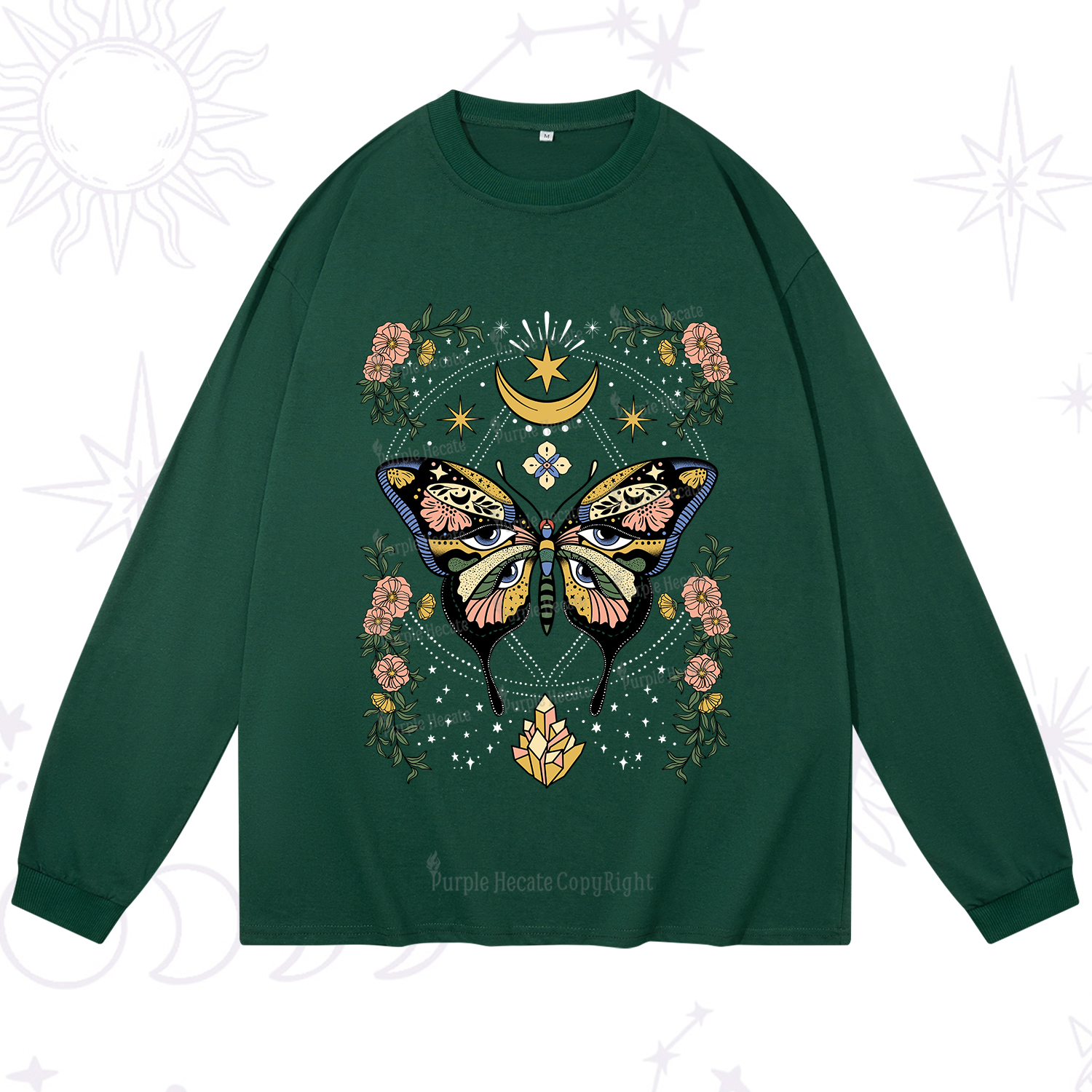 Purplehecate I Am Opening Long Sleeve T-Shirt