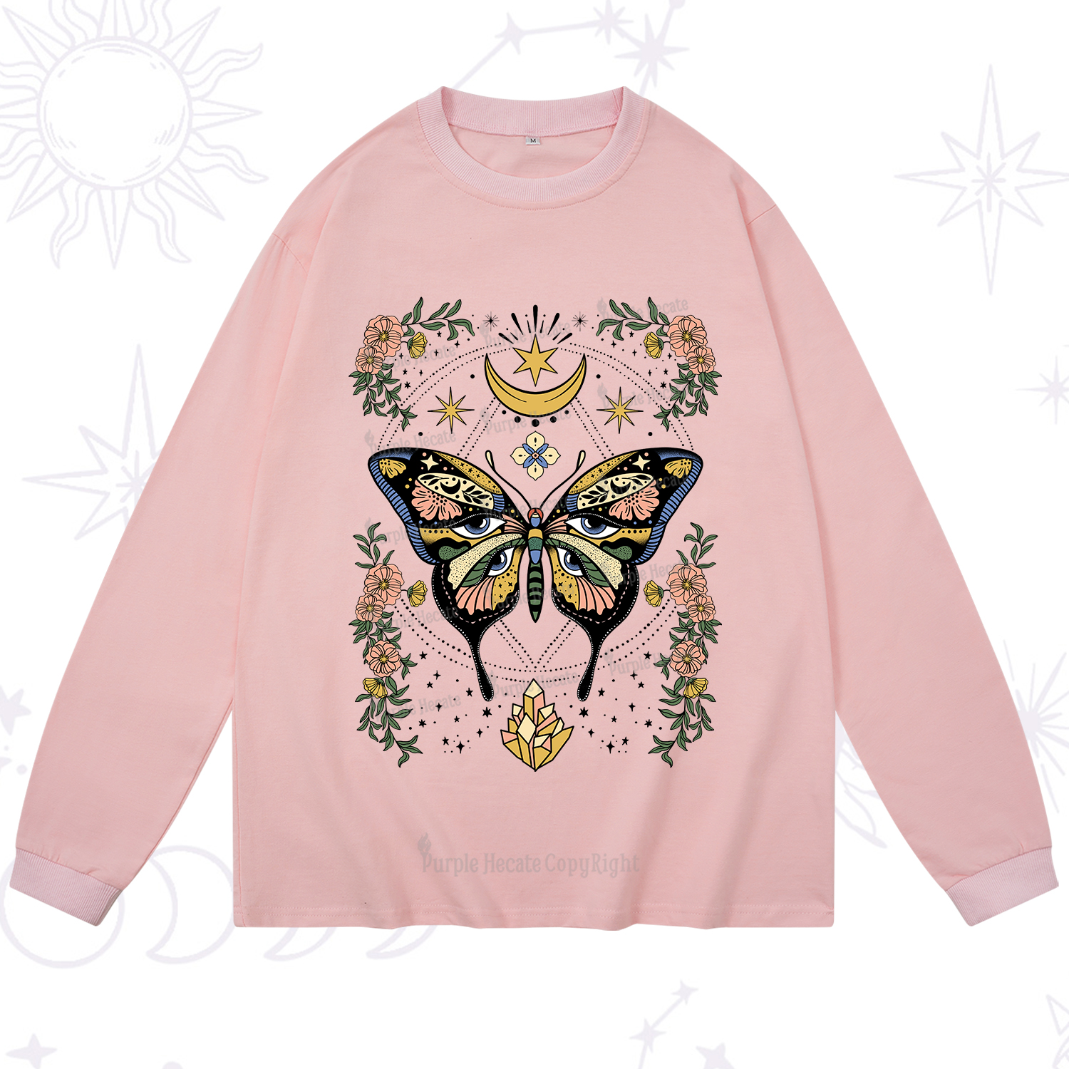 Purplehecate I Am Opening Long Sleeve T-Shirt