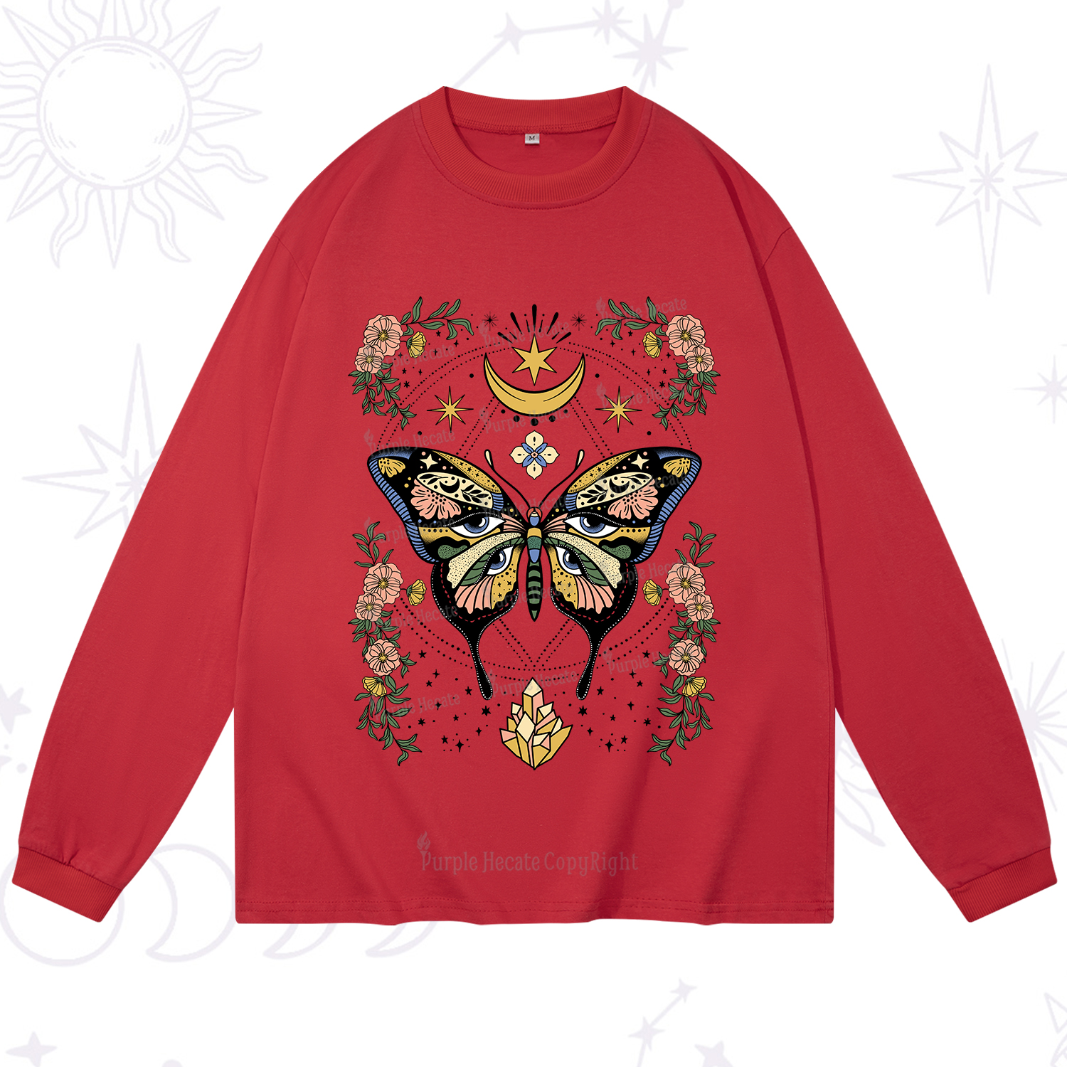 Purplehecate I Am Opening Long Sleeve T-Shirt