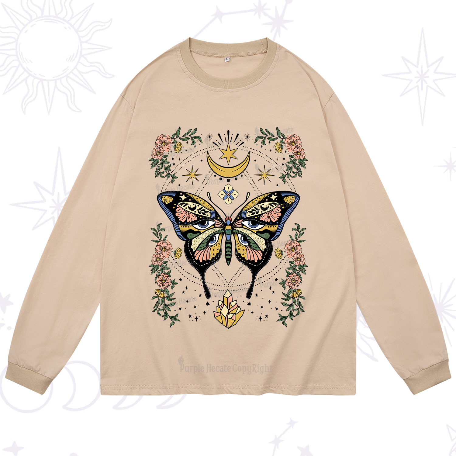 Purplehecate I Am Opening Long Sleeve T-Shirt