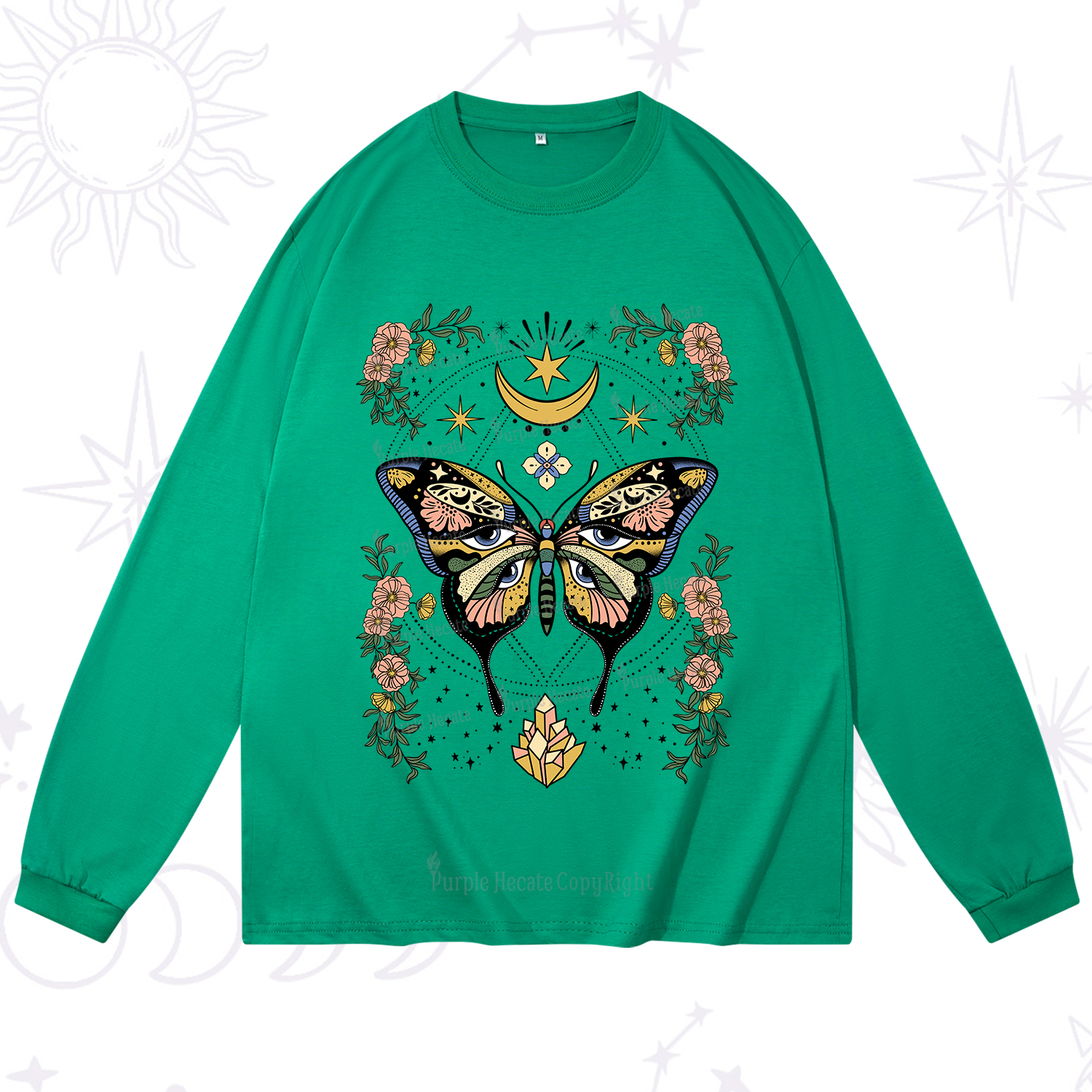 Purplehecate I Am Opening Long Sleeve T-Shirt