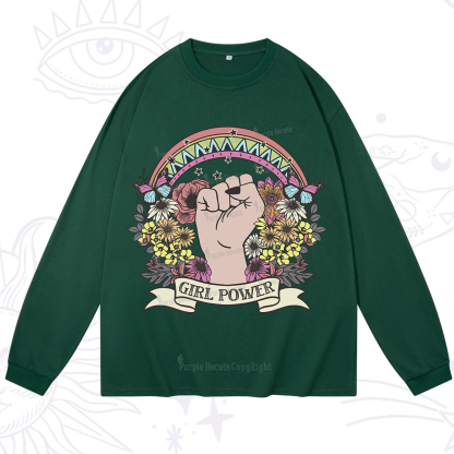 Purplehecate Girl Power Long Sleeve T-Shirt