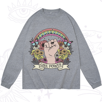 Purplehecate Girl Power Long Sleeve T-Shirt