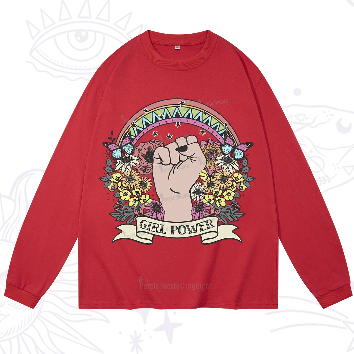 Purplehecate Girl Power Long Sleeve T-Shirt