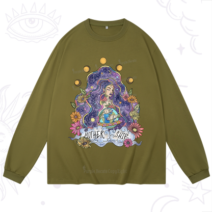 Purplehecate Mother Ship Long Sleeve T-Shirt