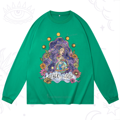 Purplehecate Mother Ship Long Sleeve T-Shirt