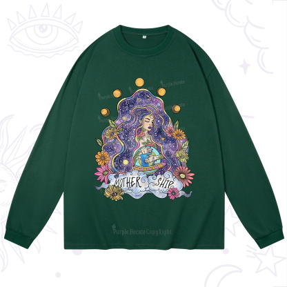 Purplehecate Mother Ship Long Sleeve T-Shirt