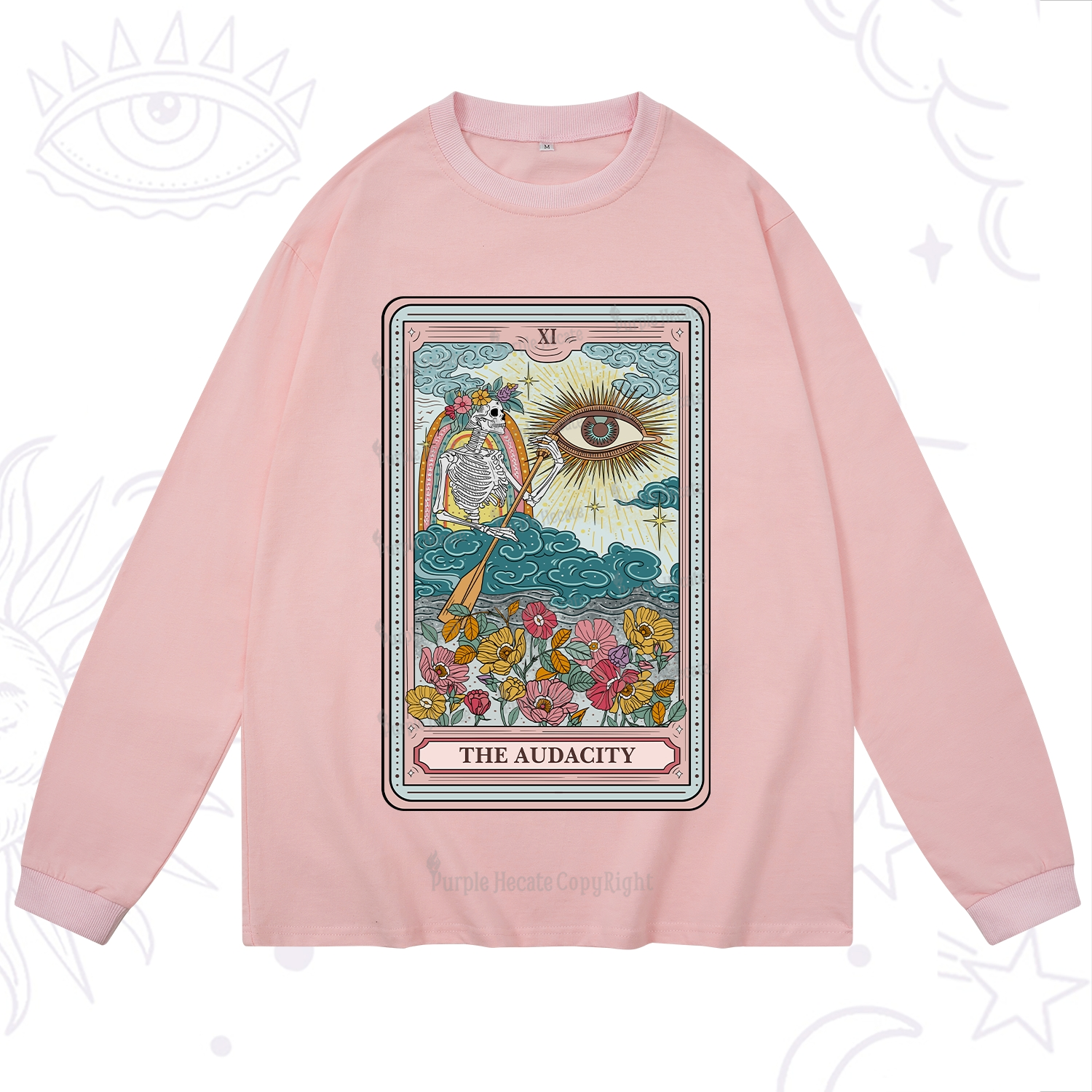 Purplehecate The Audacity Tarot Long Sleeve T-Shirt