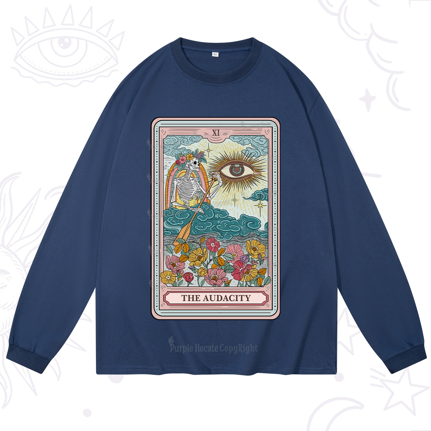 Purplehecate The Audacity Tarot Long Sleeve T-Shirt