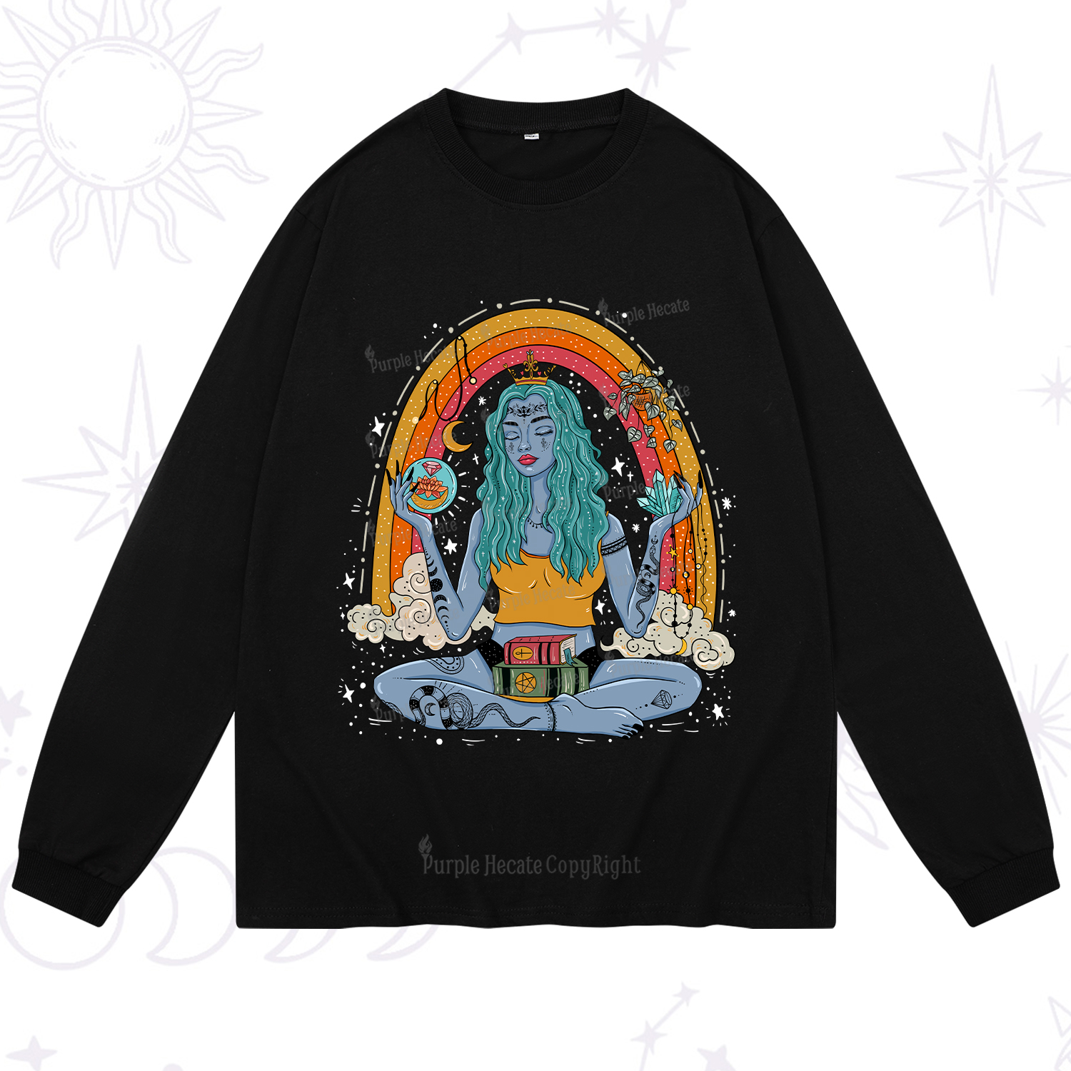 Purplehecate I'm The Queen Of All My Dreams Long Sleeve T-Shirt