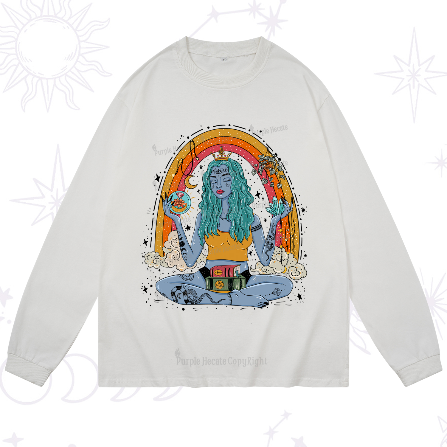 Purplehecate I'm The Queen Of All My Dreams Long Sleeve T-Shirt