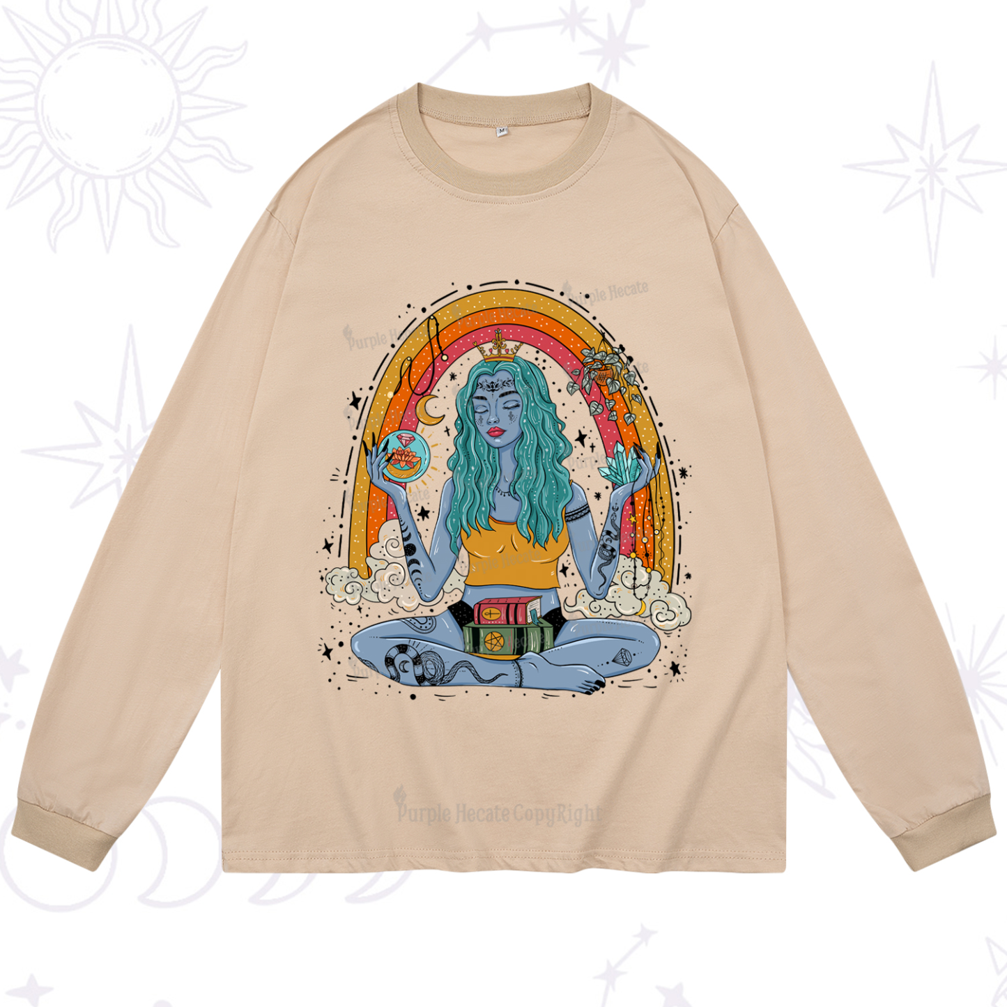 Purplehecate I'm The Queen Of All My Dreams Long Sleeve T-Shirt