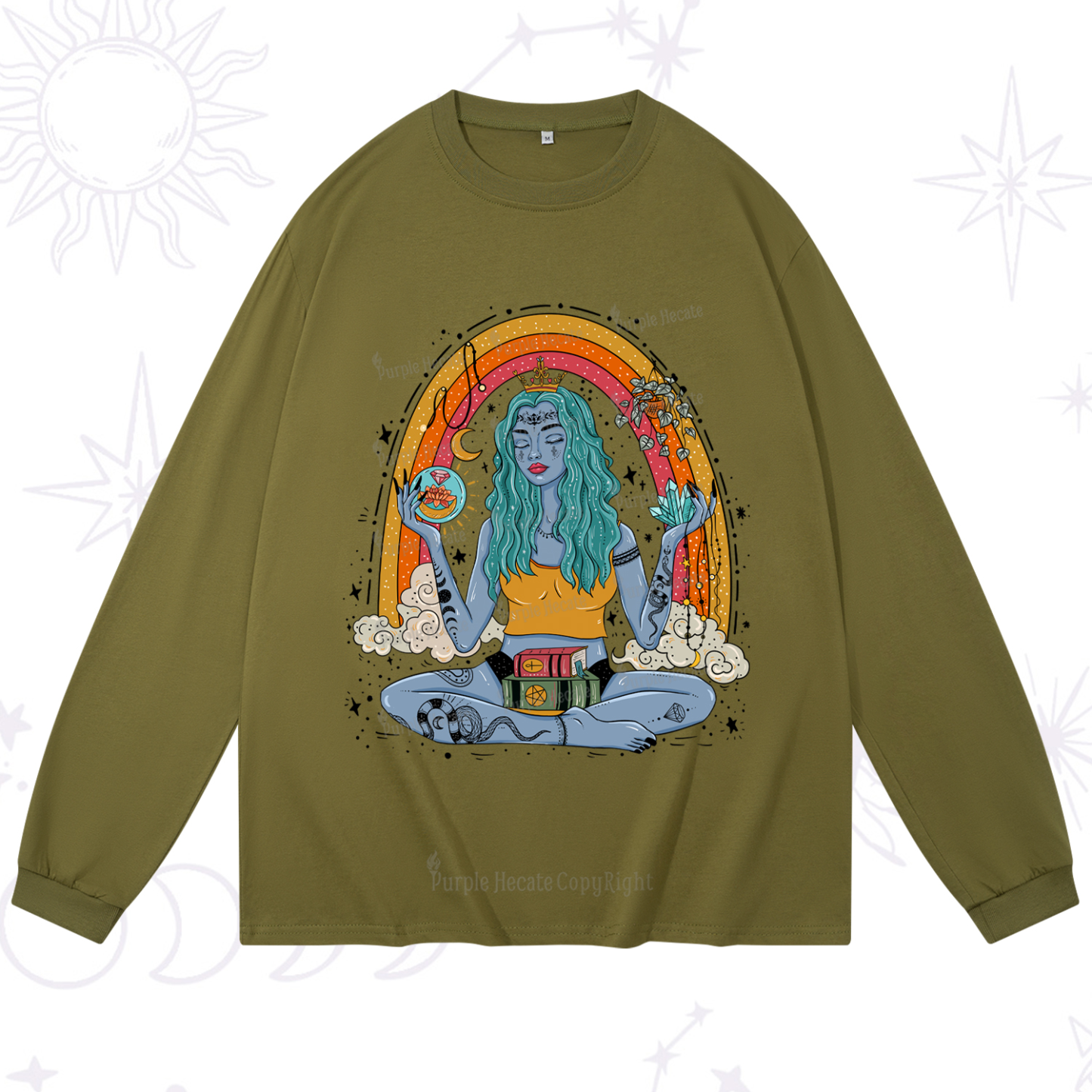 Purplehecate I'm The Queen Of All My Dreams Long Sleeve T-Shirt