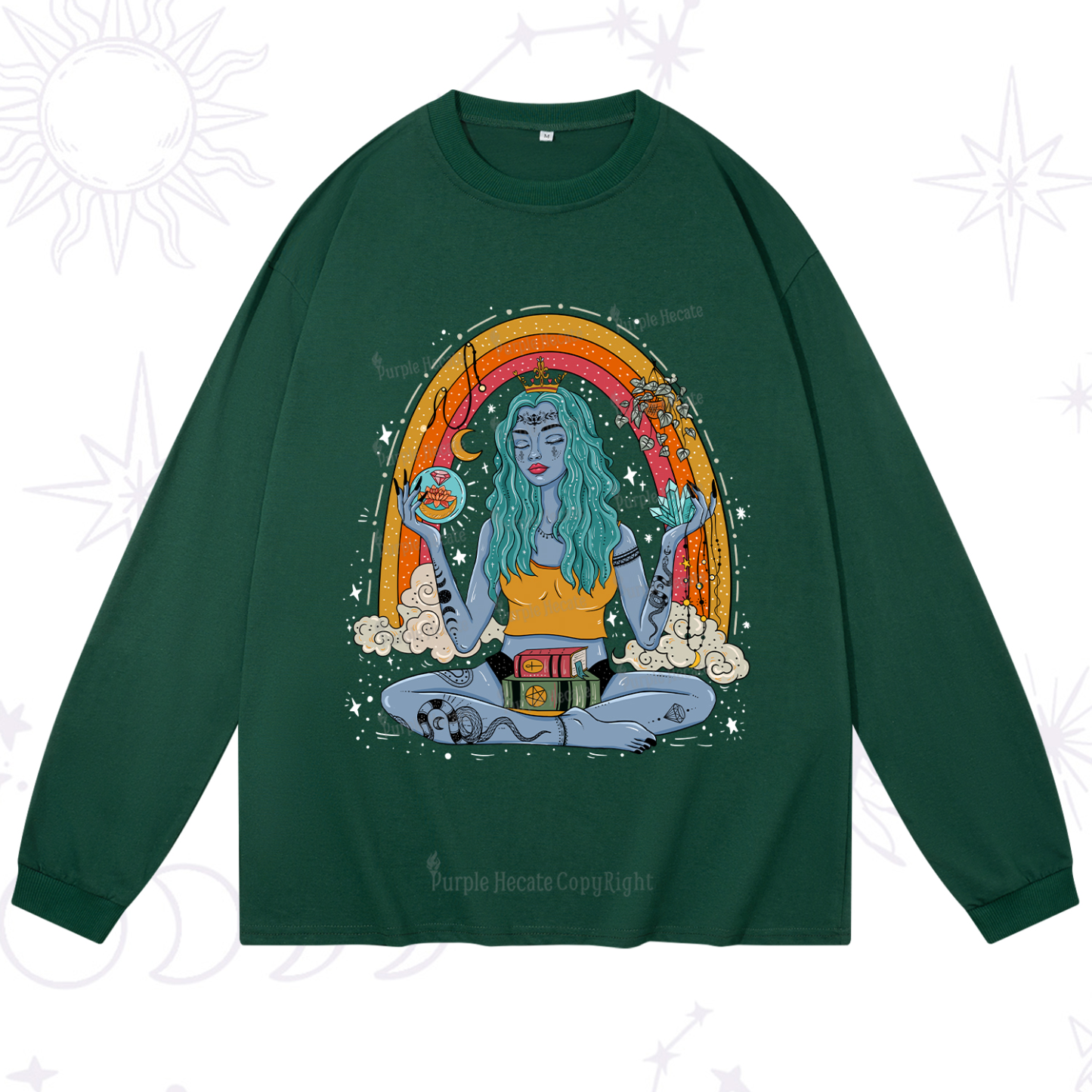 Purplehecate I'm The Queen Of All My Dreams Long Sleeve T-Shirt