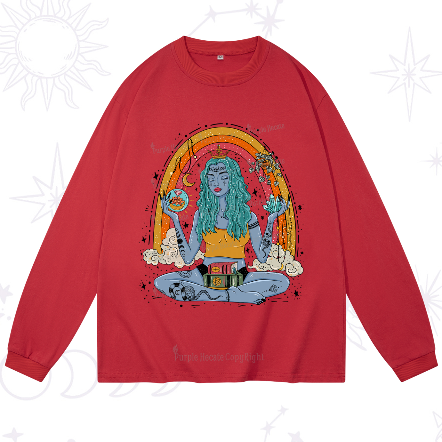 Purplehecate I'm The Queen Of All My Dreams Long Sleeve T-Shirt