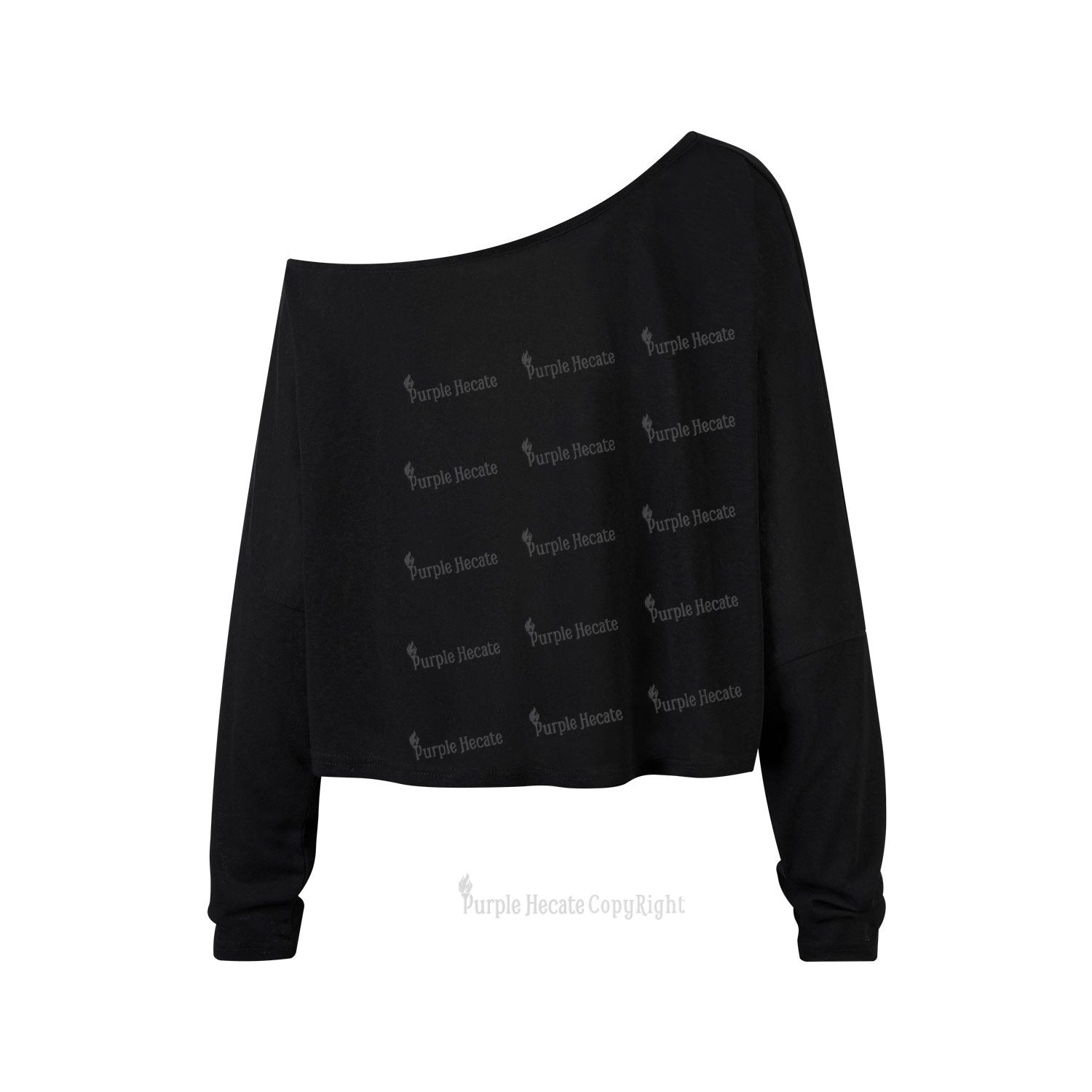 Purplehecate Houston I am the problem One Shoulder Long Sleeve Shirt