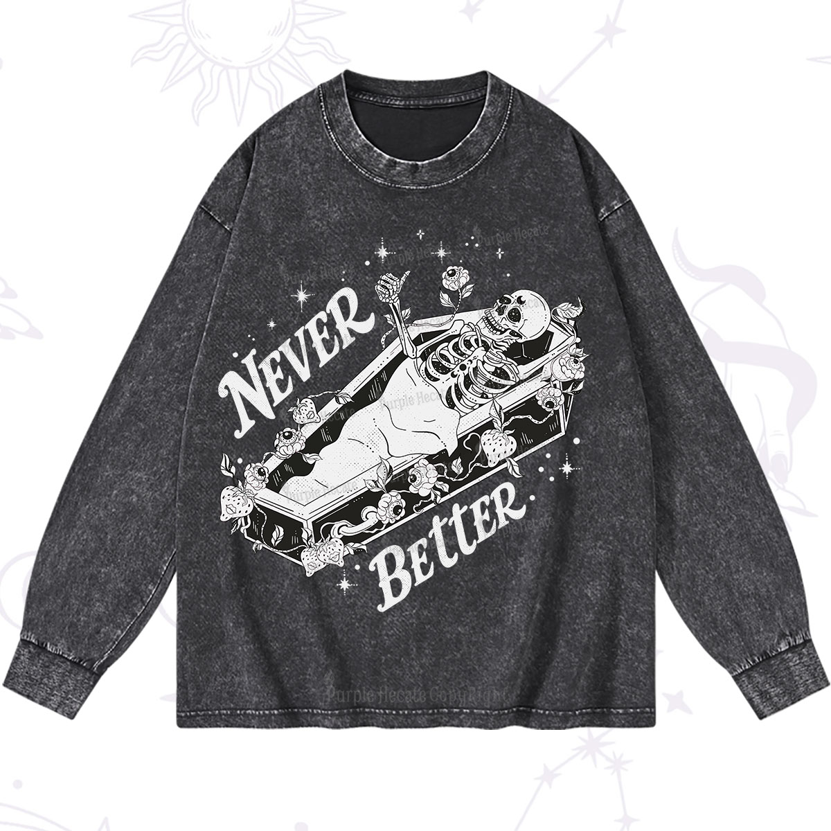 Purplehecate Never Better Washed Long Sleeve Shirt