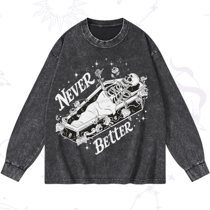 Purplehecate Never Better Washed Long Sleeve Shirt