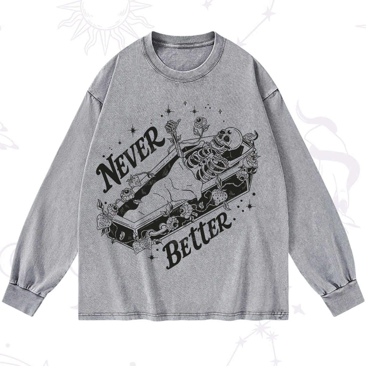Purplehecate Never Better Washed Long Sleeve Shirt