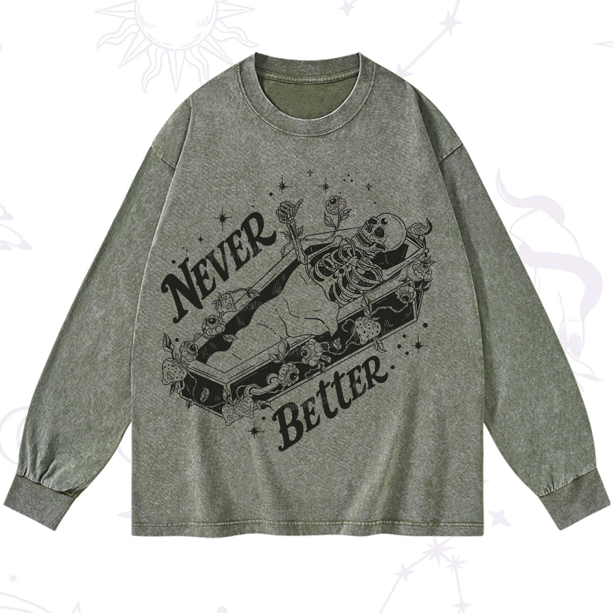 Purplehecate Never Better Washed Long Sleeve Shirt