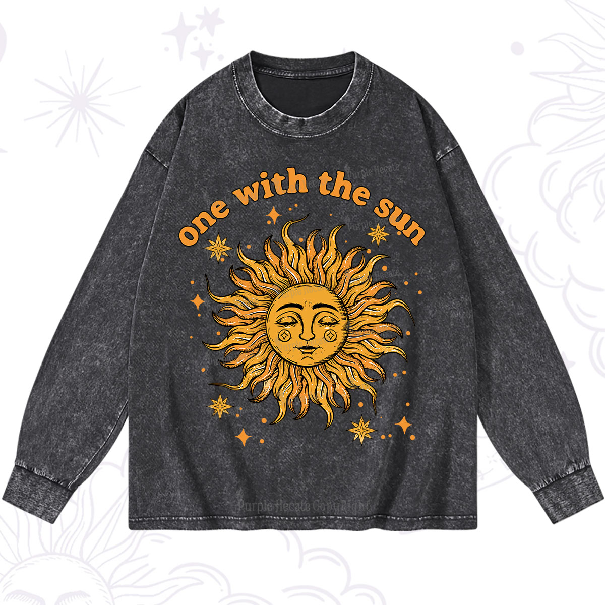 Purplehecate One With The Sun Washed Long Sleeve Shirt