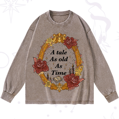 Purplehecate A Tale As Old As Time Washed Long Sleeve Shirt