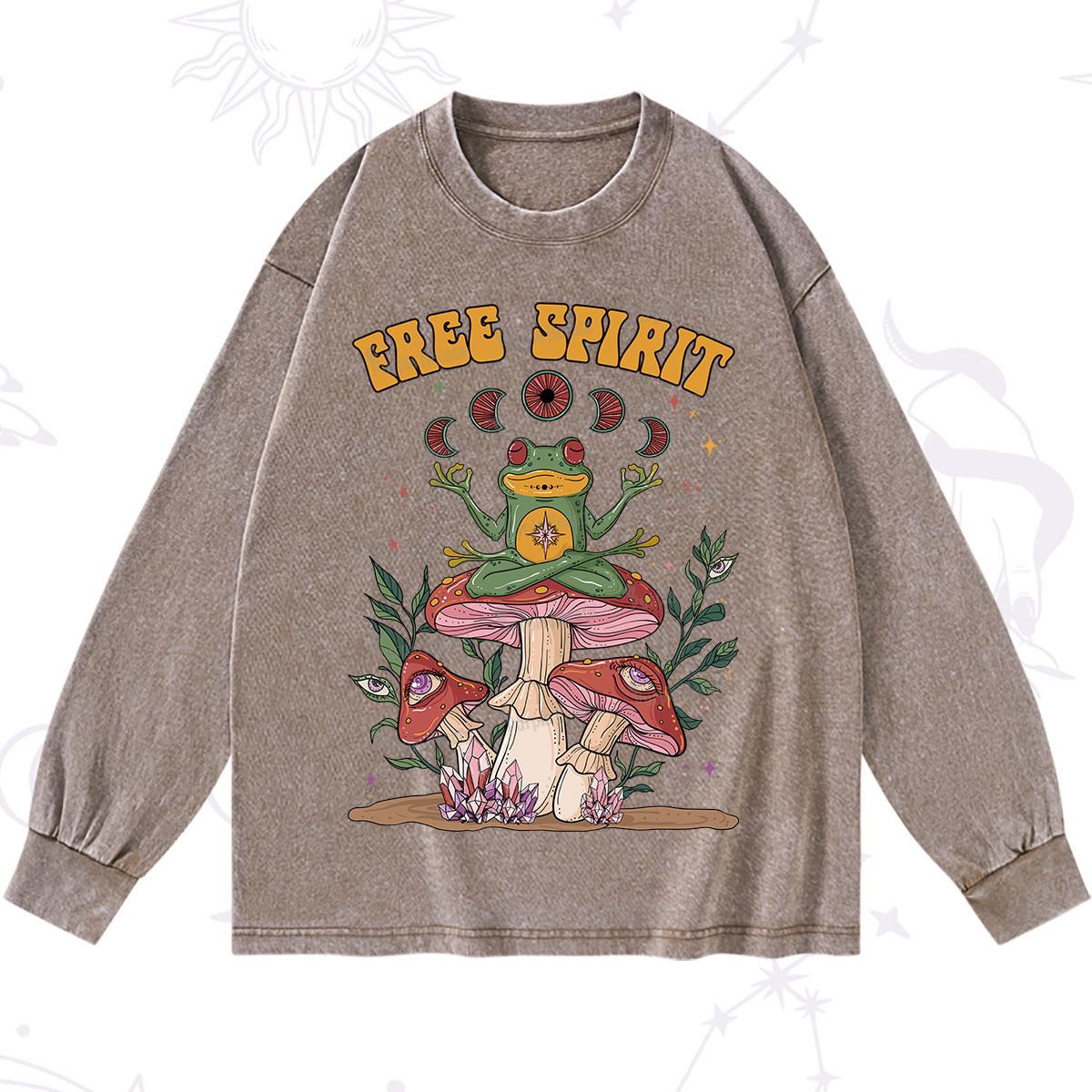 Purplehecate Free Spirit Washed Long Sleeve Shirt