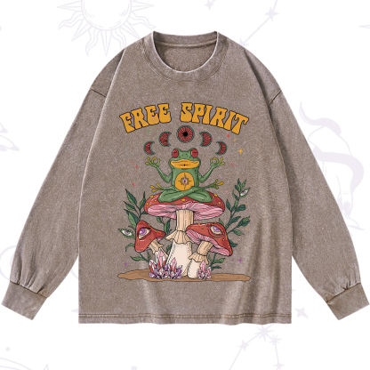 Purplehecate Free Spirit Washed Long Sleeve Shirt