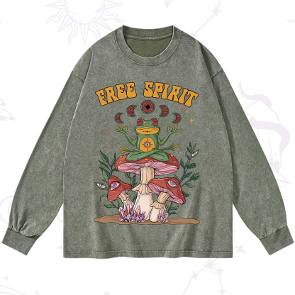 Purplehecate Free Spirit Washed Long Sleeve Shirt
