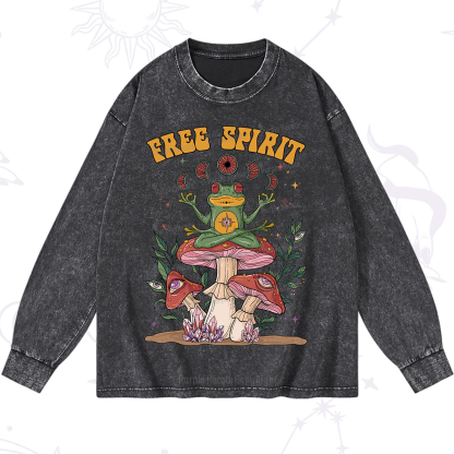Purplehecate Free Spirit Washed Long Sleeve Shirt