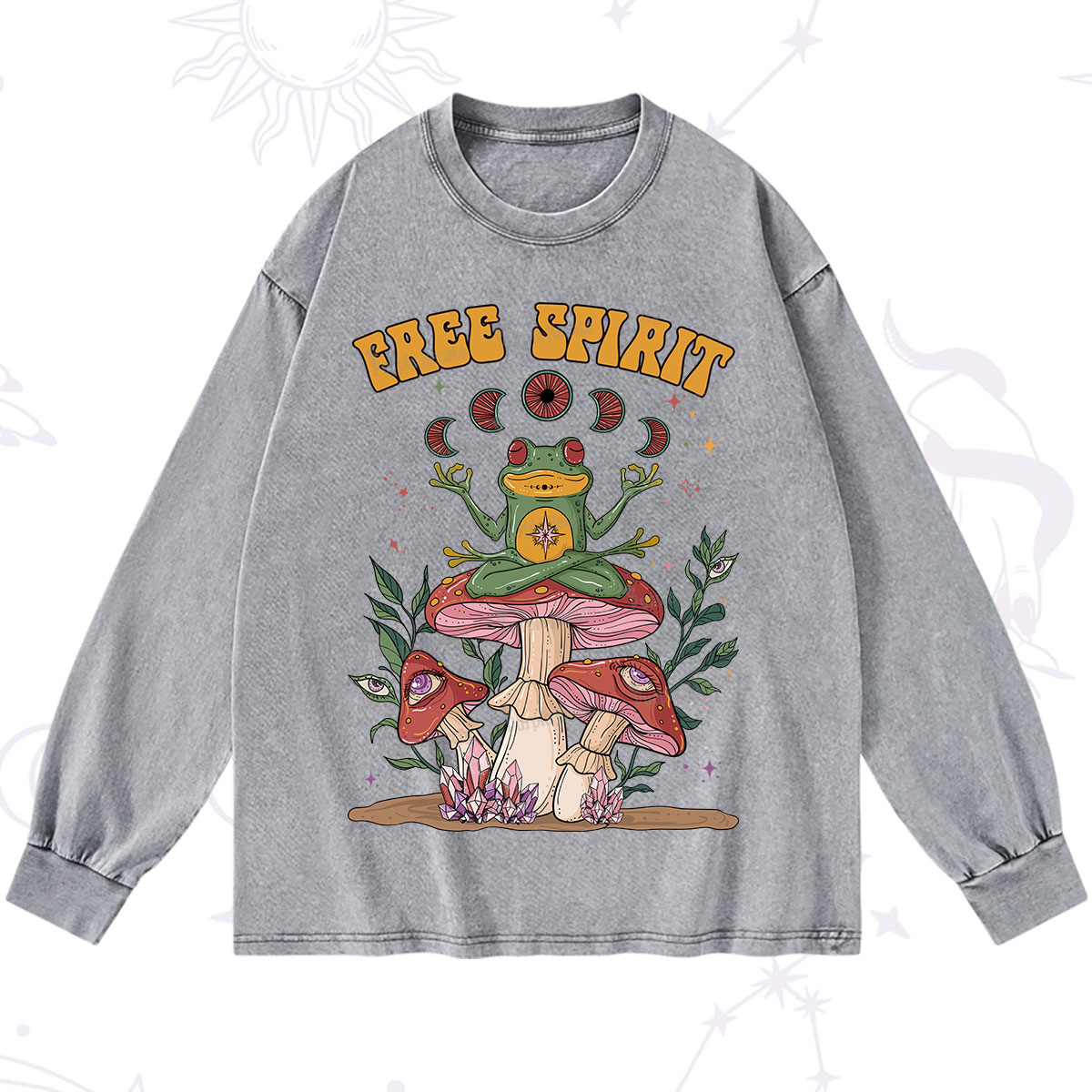 Purplehecate Free Spirit Washed Long Sleeve Shirt