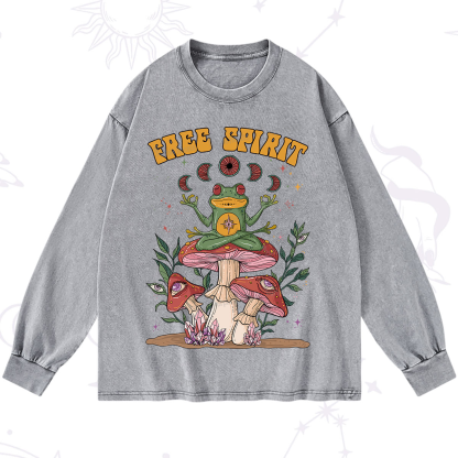 Purplehecate Free Spirit Washed Long Sleeve Shirt