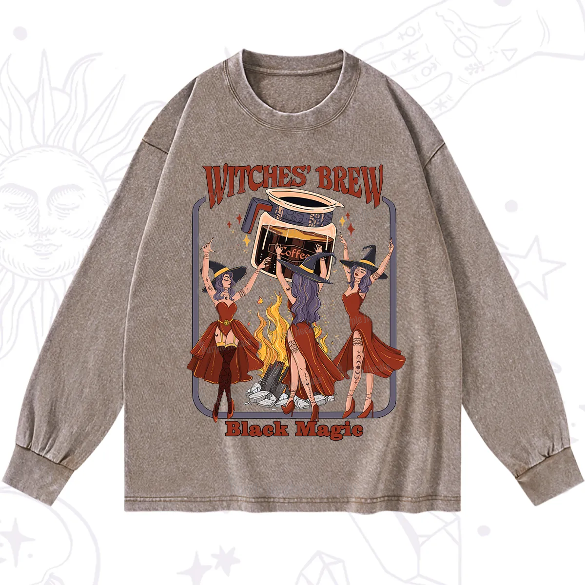 Purplehecate Witches' Brew Washed Long Sleeve Shirt